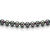 Ожерелье из темно-серебристого морского жемчуга Акойя (Япония). Жемчужины 6,5-7 мм. Класс АА+ 