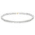 Ожерелье из серебристого морского жемчуга Акойя (Япония). Жемчужины 9-9,5 мм. Класс АА+