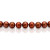 Ожерелье из шоколадного круглого речного жемчуга. Жемчужины 7-7,5 мм