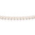Ожерелье из  белого круглого морского жемчуга Акойя (Япония). Жемчужины 7-7,5 мм