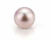 Жемчужина розовая круглая пресноводная 9,5-10 мм. Качество наивысшее