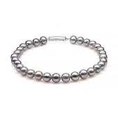 Ожерелье из 30 жемчужин из серебристого речного жемчуга. Жемчужины 12-15 мм