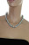 Ожерелье из серого круглого речного жемчуга. Жемчужины 10,5-11,5 мм