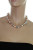 Ожерелье "микс" из рисообразного речного жемчуга. Жемчужины 10-11 мм