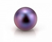 Жемчужина черная идеально круглая 9,5-10 мм. Качество наивысшее