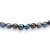 Ожерелье из черного барочного речного жемчуга. Жемчужины 7,5-8 мм