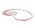 Длинные бусы из розового морского круглого жемчуга 3,5-8 мм (Южный Китай)