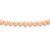 Ожерелье из розового круглого речного жемчуга. Жемчужины 8-8,5 мм