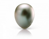 Жемчужина "капля" серебристая пресноводная 8,5-9 мм. Качество наивысшее