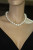 Ожерелье из белого рисообразного речного жемчуга. Жемчужины 10-11 мм