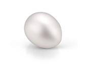 Жемчужина "капля" белая пресноводная 10-10,5 мм. Качество наивысшее