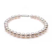 Ожерелье из 30 жемчужин из белого японского жемчуга "Эдисон". Жемчужины 13-15 мм