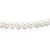 Ожерелье из белого круглого речного жемчуга. Жемчужины 8,5-9,5 мм