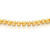 Ожерелье из золотистого морского жемчуга Акойя (Япония) 8,5-9 мм