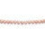 Ожерелье из лавандового речного круглого жемчуга. Жемчужины 7-7,5 мм
