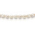 Ожерелье из белого рисообразного речного жемчуга. Жемчужины 6,5-7 мм