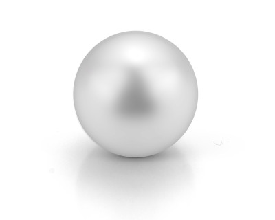 Жемчужина "Эдисон" круглая белая пресноводная 12,5-13 мм. Качество высокое