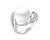 Кольцо из серебра с белой речной жемчужиной 11 мм