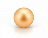 Жемчужина круглая золотистая пресноводная 9,5-10 мм. Качество наивысшее