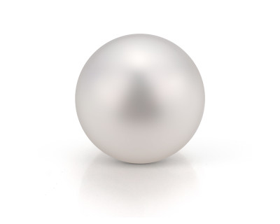 Жемчужина "Эдисон" круглая белая пресноводная 13-14 мм. Качество наивысшее
